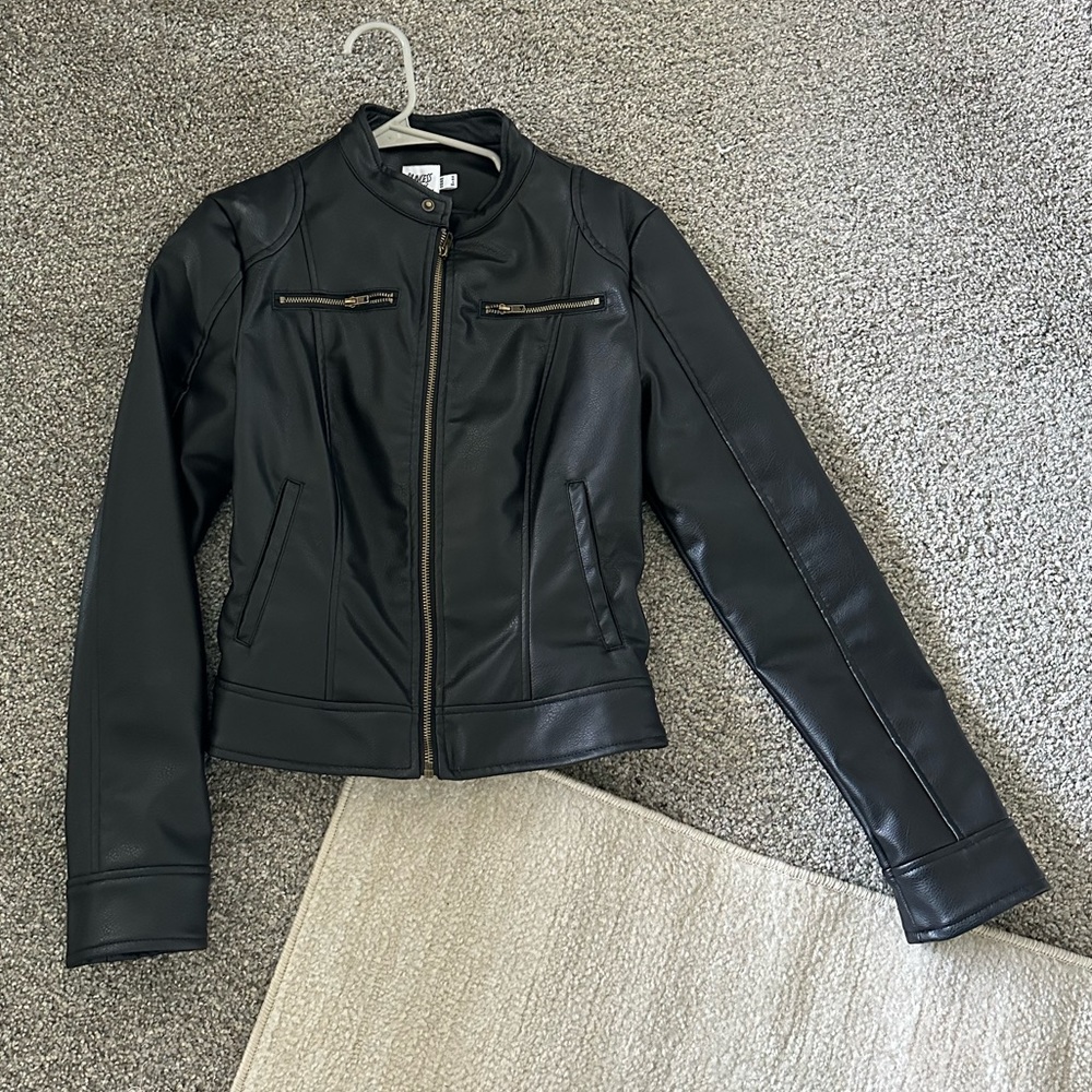 Princess Polly black biker jacket